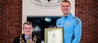 Dan Byrne's outstanding performance earned him the Bryce Freedom Award, an honor bestowed upon him by his hometown.