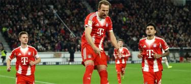 Bundesliga – Kane scores hat-trick as Bayern Munich thrashes Stuttgart 5-0