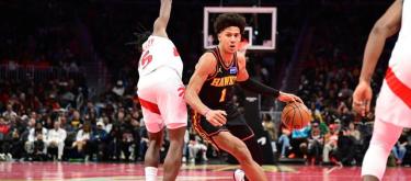 Hawks forward Jalen Johnson recorded consecutive triple-doubles.