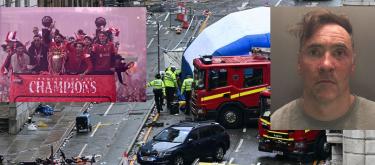 利物浦英超冠军奖杯游行事件中的男性嫌疑人被判有罪，并被判处21年半监禁。