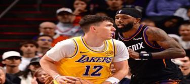 LeBron James' 23 points weren't enough to save the Suns from a 132-108 victory over the Lakers.