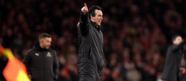 Unai Emery: I am very proud of the team's efforts and the players' performance.