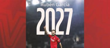 Osasuna completes contract extension with Spanish winger Rubén García..