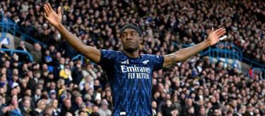 Noni Maduk was called upon to lead Arsenal to a 4-0 victory over Leeds United.