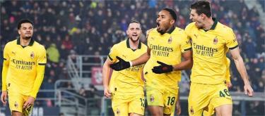 意甲联赛——拉比奥破门　AC米兰3比0完胜博洛尼亚