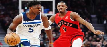 Edwards' 30 points led his team to a 128-126 victory over the Timberwolves.