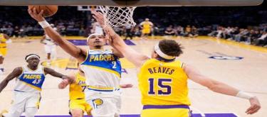 Doncic's explosive 44 points ignited the crowd as the Lakers defeated the Pacers 128-117.
