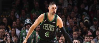 Boston Celtics center Nikola Vucevic suffered a fracture of his right ring finger and is expected to be out for at least a month.