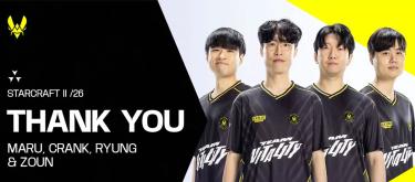 Vitality官宣解散《星际争霸 II》分部..