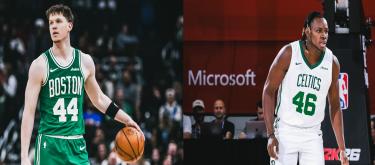 The Celtics have confirmed the permanent appointment of two-way guard Shulga and signed Bassy to a 10-day contract.