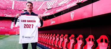 Luis García Praza will become the head coach of Sevilla's first team, with a contract valid until June 30, 2027.