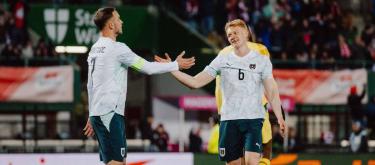 Nicolas Sewald scored the winning goal in stoppage time, securing the victory for Austria.